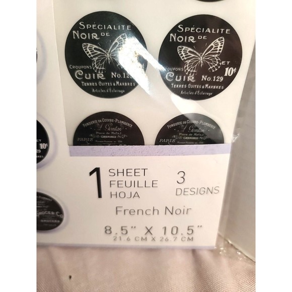 NEW Redesign by Prima Redesign Knob Transfer - French Noir Black - Picture 3 of 5